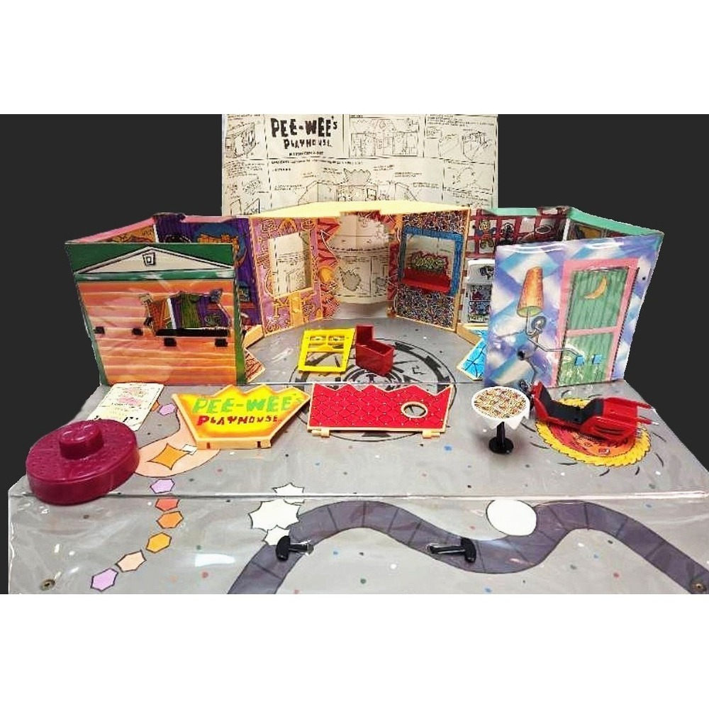 1988 Matchbox Pee-Wee's Playhouse Fold & Carry w/ Box VG Complete Condition READ - Picture 2 of 16